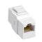 CAT5e Keystone Jack Coupler - White